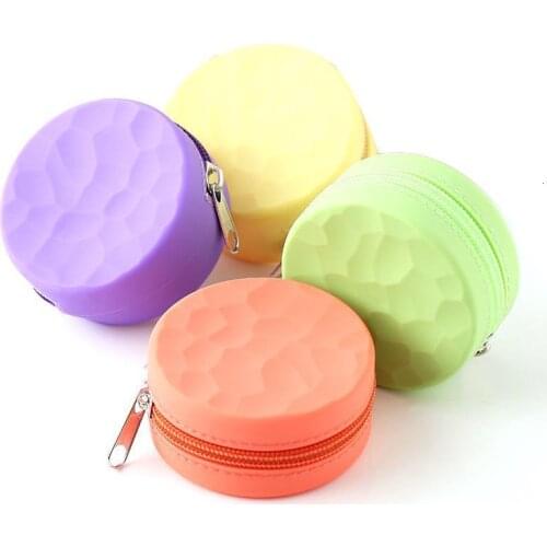 NEW Women Silicone Coin Purse Cartoon Round Wallet Headset Bag Samll Change Purse Wallet Pouch Bag for Kids Girl Gift 2019 #TYV