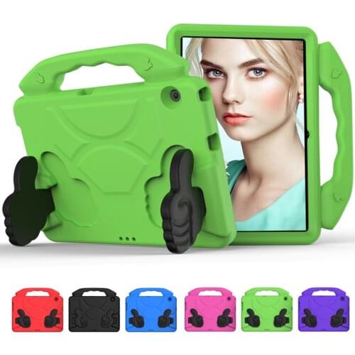 Thumb Stand Shockproof Case For Huawei MediaPad T5 10 AGS2-W09/L09/L03/W19 10.1" Kids Safe EVA Protective Cover