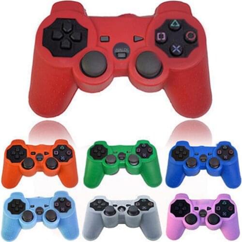 For PS3 Gamepad Silicone Case Attractive Candy Colors Protective Skin Non-Slip Cover Case For Playstation 3 Controller Gamepad