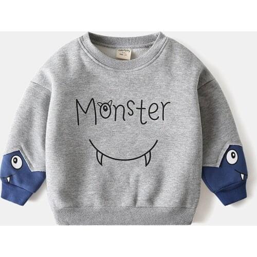 Coat Zipper Hoodie Print Cute Cartoon Long Sleeve Fall Boy Baby Soft Casual Quantity Sweatshirt