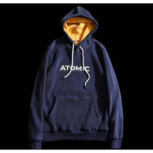 High quality autumn and winter men and women double-sided fleece polar fleece hoodie thick warm couple pullover sweater