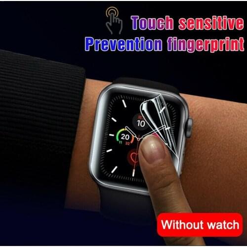 Screen Protector Clear Full Protective Film For iWatch SE Glass Tempered Not 3 Watch For Apple 44MM 2 1 42MM 38MM 40MM 6 Q9W2