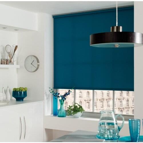 Sun shading full blackout window shades healthy and high quality fabric roller blinds for study kitchen office