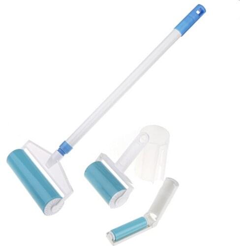 1 Set Washable Lint Sticking Roller Movable Washable Pet Hair Dirt Cleaning Roller Portable Dust Crumbs Remover Quita Pelos Ropa