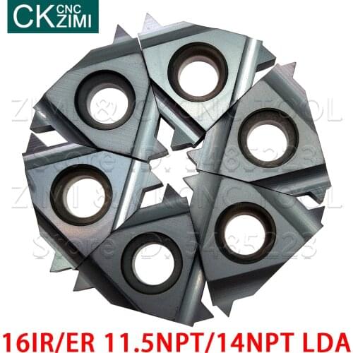 16IR 16ER 11.5NPT LDA 16IR 16ER 14NPT LDA Carbide Insert Thread Turning Tool CNC Lathe Turning Tool for stainles steel and steel