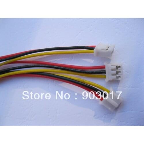 250 pcs PH 2.0mm 3 Pin Female Polarized Connector with 26AWG 300mm Leads