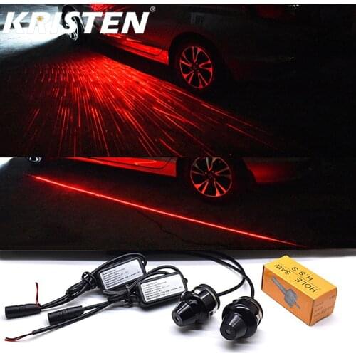 Car Laser Fog Light Led Door Welcome Lights Suitable For All Models Auto Parking Signal Warning Lamp