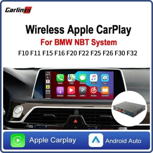 Carlinkit 2.0 2021 New Decoder For BMW F01 F10 F12 F15 F16 F20 F22 NBT System Android Auto Wireless Car Play Mirror Link Airplay