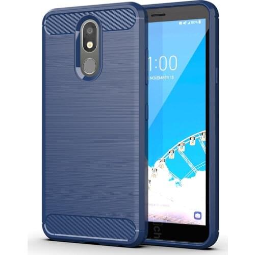 Carbon fiber Cover Shockproof Phone Case For LG G8 G6 K12 Plus G8s ThinQ K40 Stylo 5 Cover Bumper Case