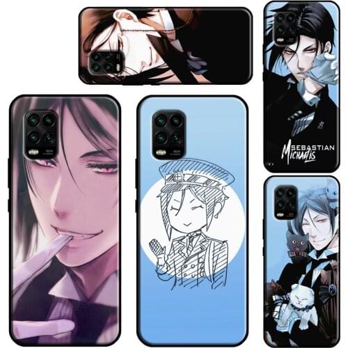 Black Butler Sebastian Michaelis Case For Xiaomi Mi 11 Lite 10 9 9T 10T Pro A3 11 Ultra POCO M3 X3 Pro F2 F3 Phone Fundas