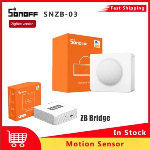 1-30PCS SONOFF SNZB-03 Zigbee Motion Sensor Detector Smart Control Via eWeLink APP ZBBridge Required Work With Alexa Google Home