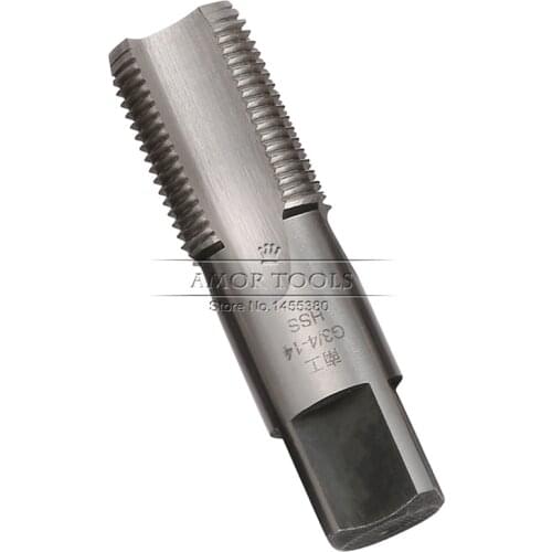 G3/4''-14 Piping Thread Tap HSS Pipe Taps For Wire Tapping Water Pipe Teeth Inch Spiral Point Tap Hand Tools
