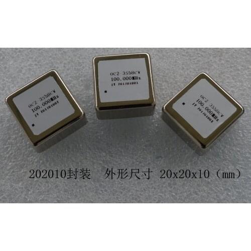 1pcs 100MHz OCXO Constant Temperature Crystal Oscillator 20x20x10mm Low Noise, Low Power Consumption, High Stability, Small Size