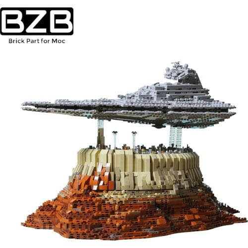 BZB MOC 18916 Interstellar Toys The Empire Over Jedha Building Block Brick Model Decoration Kids Brain Game DIY Toys Best Gifts