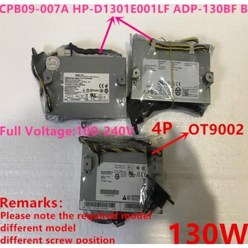 New PSU For Lenovo Dell Vostro 320 Studio 1909 Inspiron One 19 130W Power Supply CPB09-007A HP-D1301E001LF OT9002 ADP-130BF B