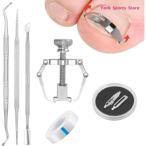 Paronychia Toe Nail Corrector Ingrown Toenail Straightening Correction Treatment Tool With Clamp Pedicure Set Paronychia