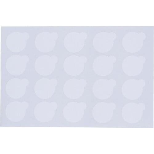 100pcs Under Stand Eyelash Jade Stone Eyelash Extension Pads Disposable Eyelash Glue Holder Pallet Eyelash Extension Glue Pads