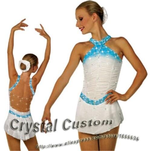 Professional Customized Ice Skating Dresses For Girls With Spandex Graceful New Brand Ice Skating Competition Dress DR2632