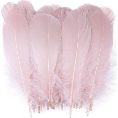 Colored Party Crafts Swan Feathers Wedding Decor Plume Natural White Goose Feather Jewelry Making DIY Home Accessories 13-18CM