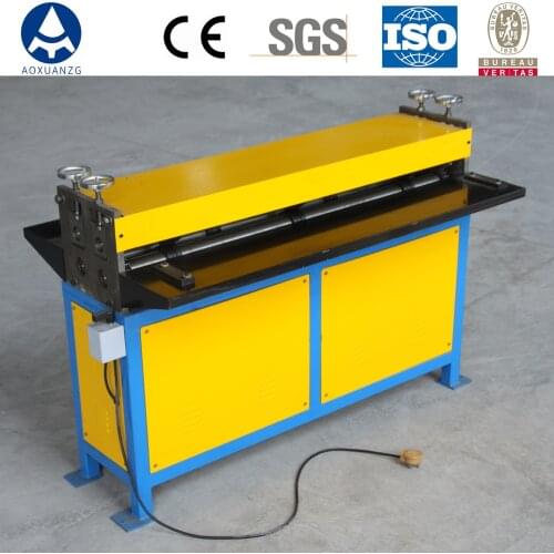 Tube beading machine air duct making machine with grooving machine