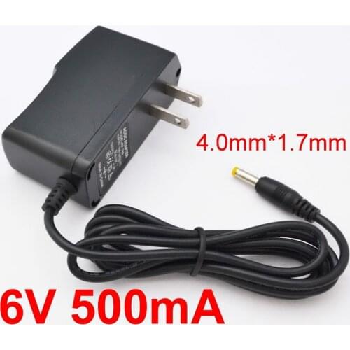 1pcs 6V 500mA 0.5A Universal AC DC Power Supply Adapter Wall Charger US plug For Omron M2 Basic Blood Pressure Monitor