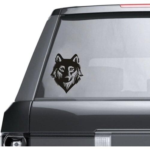 Wolf Car Stickers Wild life Vinyl Car Decal, Wolf Tattoo Stickers for Car Truck and Laptop Art Decor,P2090