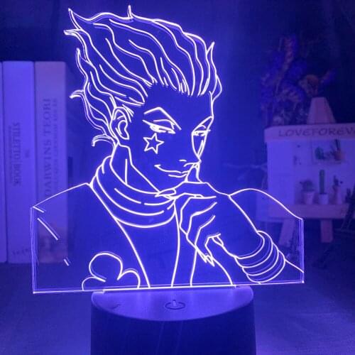 Japanese Anime LED Night-Light Attack on Titan Levi Ackerman Acrylic 3d Lamp for Home Room Decor Light Child Gift Kids