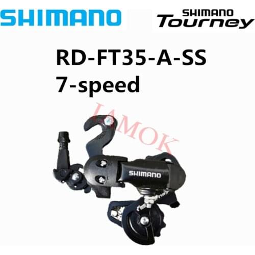 SHIMANO TOURNEY RD-FT35-A-SS Mountain Bike Rear Derailleur 7-speed Iamok Black Hook Derailleurs Bicycle Parts