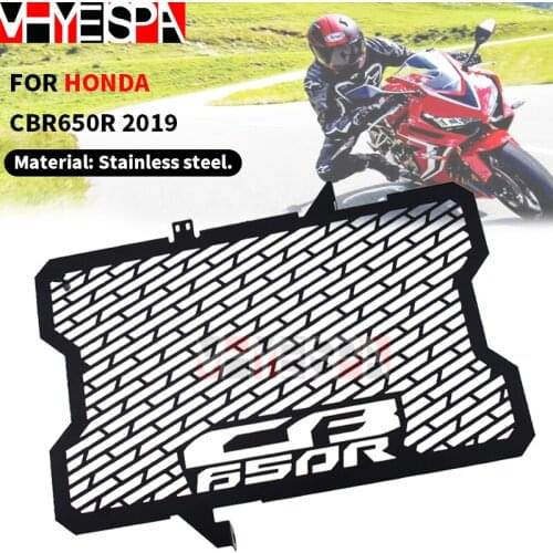 Stainless Steel Motorcycle Radiator Guard Radiator Grille Cover Fits for HONDA CB650R 2019