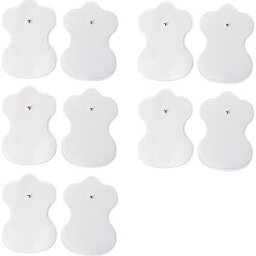 H7JC 10Pcs Self-adhesive Electrode Pads Patches Tens Acupuncture Digital Therapy New