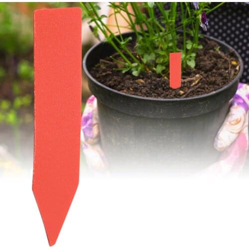 100 pcs Plastic Flower Plant Seed Name Stake Tag Label Marker