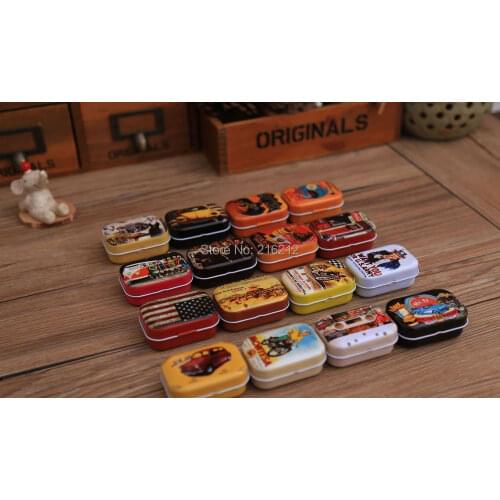 20 sets New mini storage bins coin box earring Jewlery box Wedding favor tin Candy box