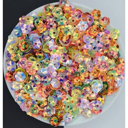 25g/lot4/6/8/10mm Plum Blossom Cup Loose Sequin Paillette Sewing,Wedding Craft,Kids DIY Garment Accessorie