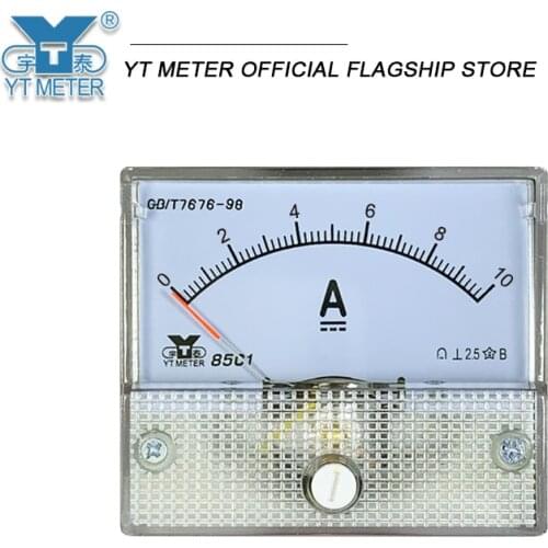 85c1-a dc ammeter milliammeter microammeter 50ua/200MA/1A/2A/3A/5A/10A/15A/20A Analog Panel amp direct Tester Pointer Current
