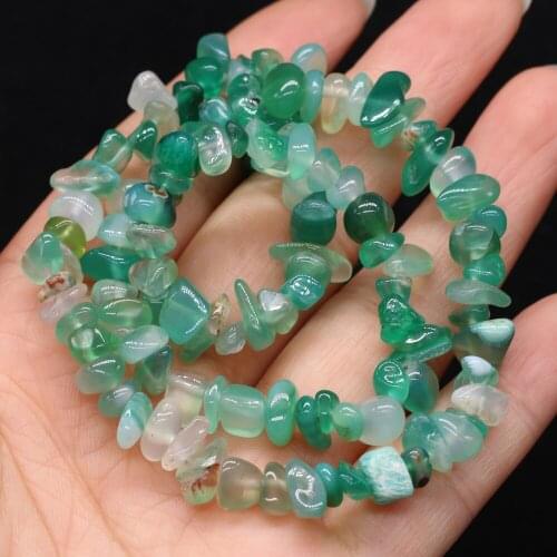 Natural Stone Beads irregularly Shaped Aventurine Jade Gravel Loose Beads For Jewelry Making DIY Bracelet Necklace Accessories