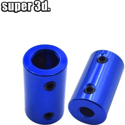 3D Printer Parts Aluminum Alloy Coupling Flexible Shaft Coupler Blue Bore 5mm 5mm*5mm 5mm*8mm For stepper motor