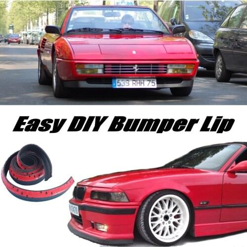 NOVOVISU Bumper Lip Deflector Lips For Ferrari Mondial Front Spoiler Skirt For Tuning View / Body Kit / Strip