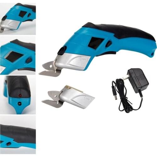 Electric Scissors Multipurpose Fabric Leather Cloth Cutting Cordless Chargeable Fabric Sewing Handheld Scissors Shear