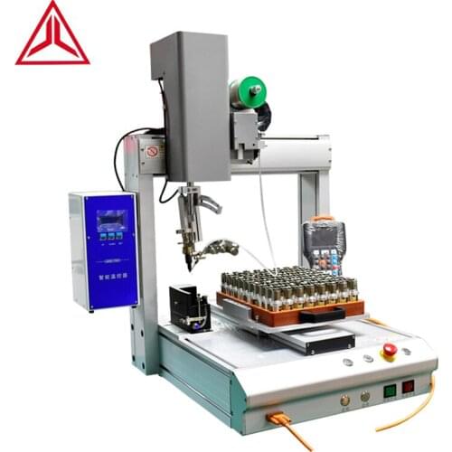 JL-H33R 360 Degree Rotation Head 4 Axis Desktop Automatic Led Spot Soldering Robot Machine