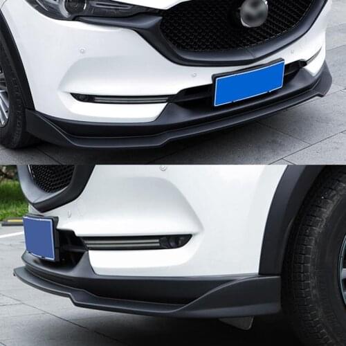 CEYUSOT FOR Body Kit Front Bumper Anterior Lip Mazda Cx-5 2017 2018 19 ABS Front Bumper Black Trim Cover Accessories Mazda Cx5