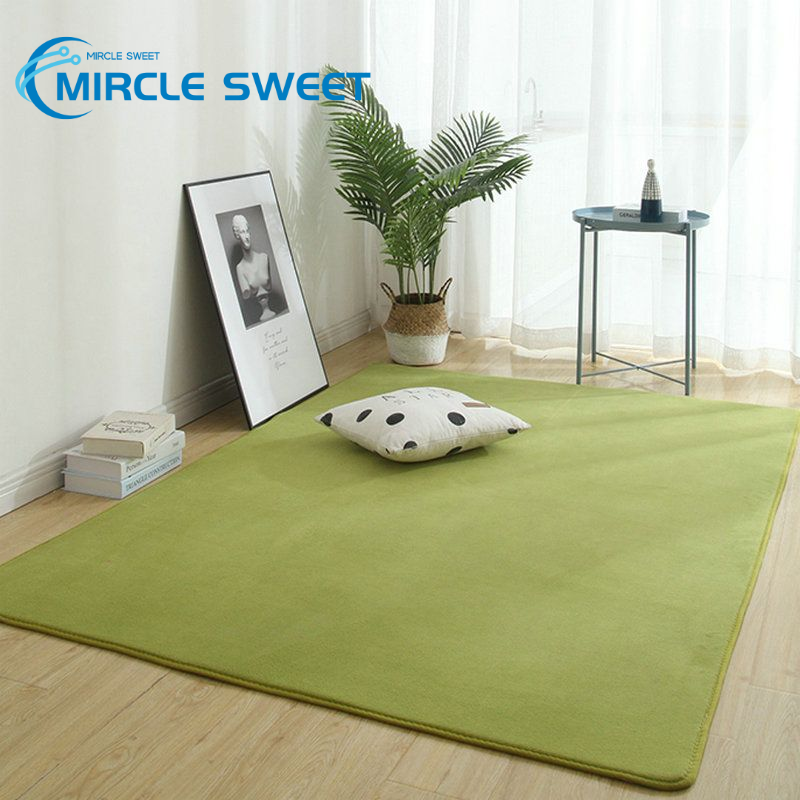 Bubble Kiss Cute Girl Room Bedside Carpets Simple Pure Color Carpets For Living Room Soft Washable Home Decoration Area Carpet
