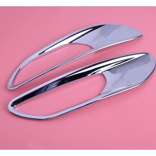Front Light Lamp Running Cover Trim Bezel Decoration Pprotector ABS Chrome Accessories Fit For Jeep Renegade 2015 2016 2017 2018