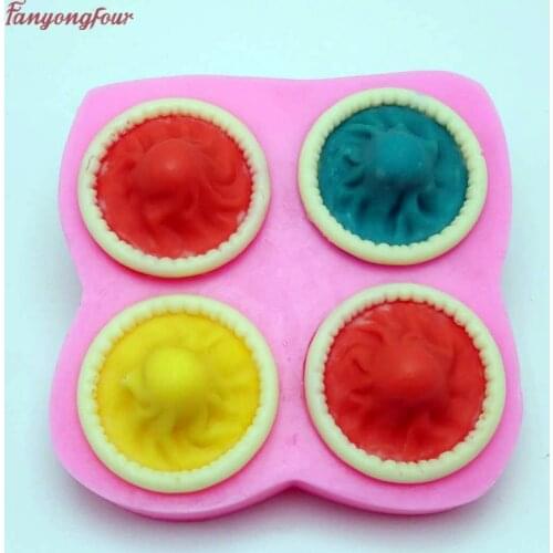 New Products Bakery Kitchen Accessories 3d Chocolate Mold 4 Set Condom Cake Mold Cake Decoration Tool