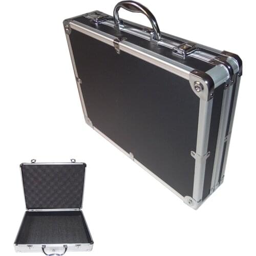 Portable Toolbox Aluminum Alloy Tool Box Instrument Box Storage Case Multi-function Impact Resistant Safety Shockproof Box