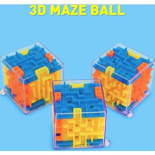 Transparent 3D Mazes Kids Puzzle Early Education Adult Mental Decompression Party Interactive Toys