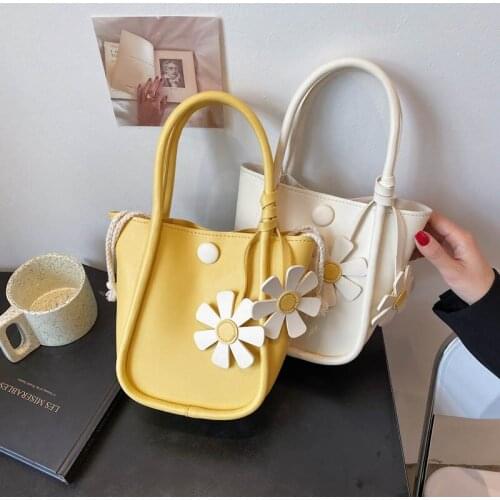 Luxury Handbags PU Leather Fashion Leather Shoulder Bags Casual Womens Retro Shopper Crossbody Bag 2021 Summer Japan and Korea