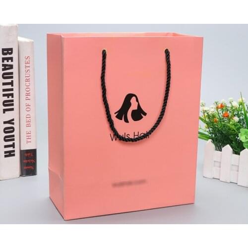 Large Size Luxury Clothes Packaging Paper Bag With Your Own Logo,Custom-made high-end shopping paper bags --XP2034