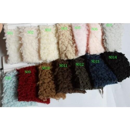 Spot thickened large particles double-sided composite cotton home textile garment plush fabric