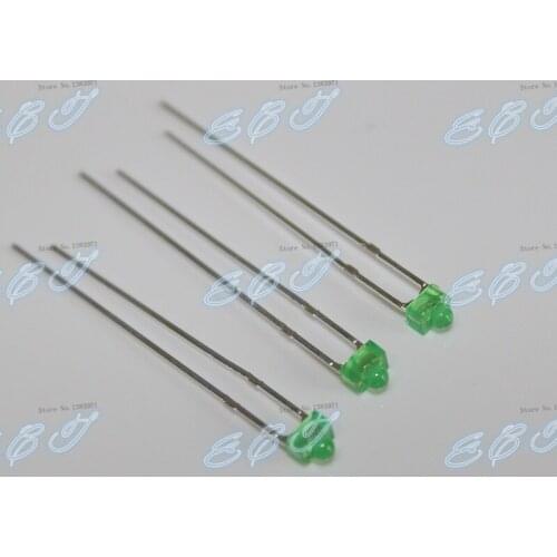 High quality 1.8MM ultra bright LED F1.8 Nipple-shaped Little Butterfly LED GReen to GREEn Lamp bead