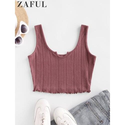 ZAFUL Women's Cropped Tank Tops